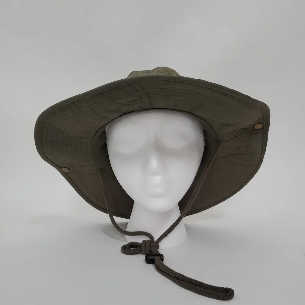 Heat Edge Sun Protection 30 Boonie Hat Outback Packable Unisex SZ S-M Olive